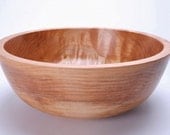 Quilted Big Leaf Maple Wooden Bowl 1024
