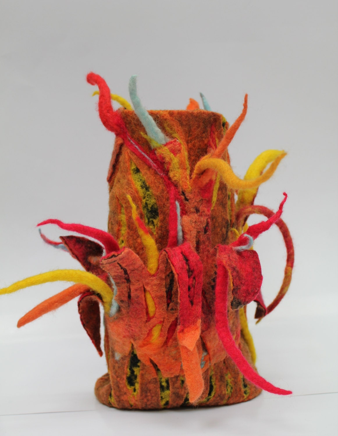 Felted Fire vessel