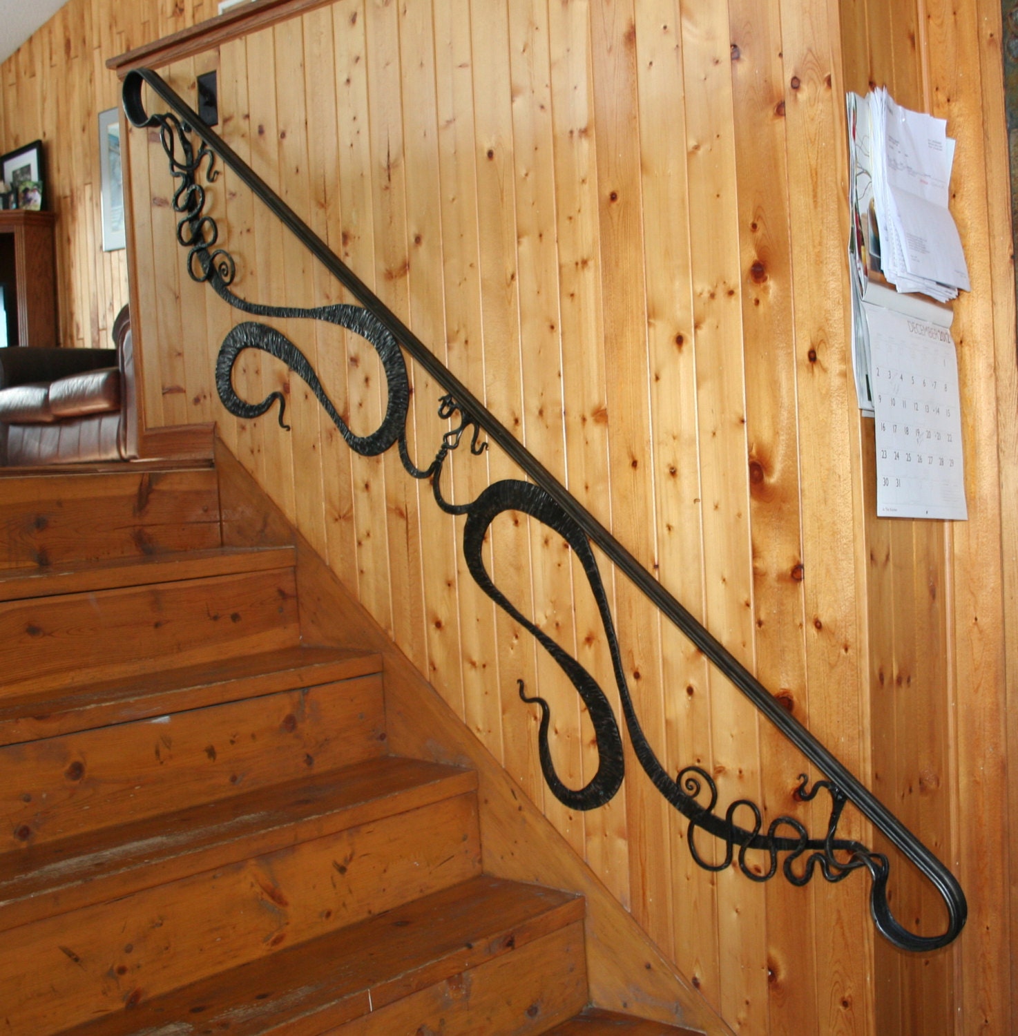Wall mounted hand rail MADE TO ORDER