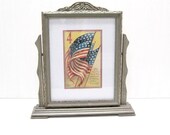 Vintage Wood 8x10 Swivel Dressertop Picture Photo Frame