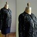 Vintage Black Sequin Jacket Medium 50s/60s