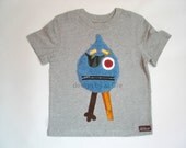 Size 3T 4T 5T Ricky the Raindrop Pirate Boys Applique Shirt SHORT Sleeved Ready to Ship