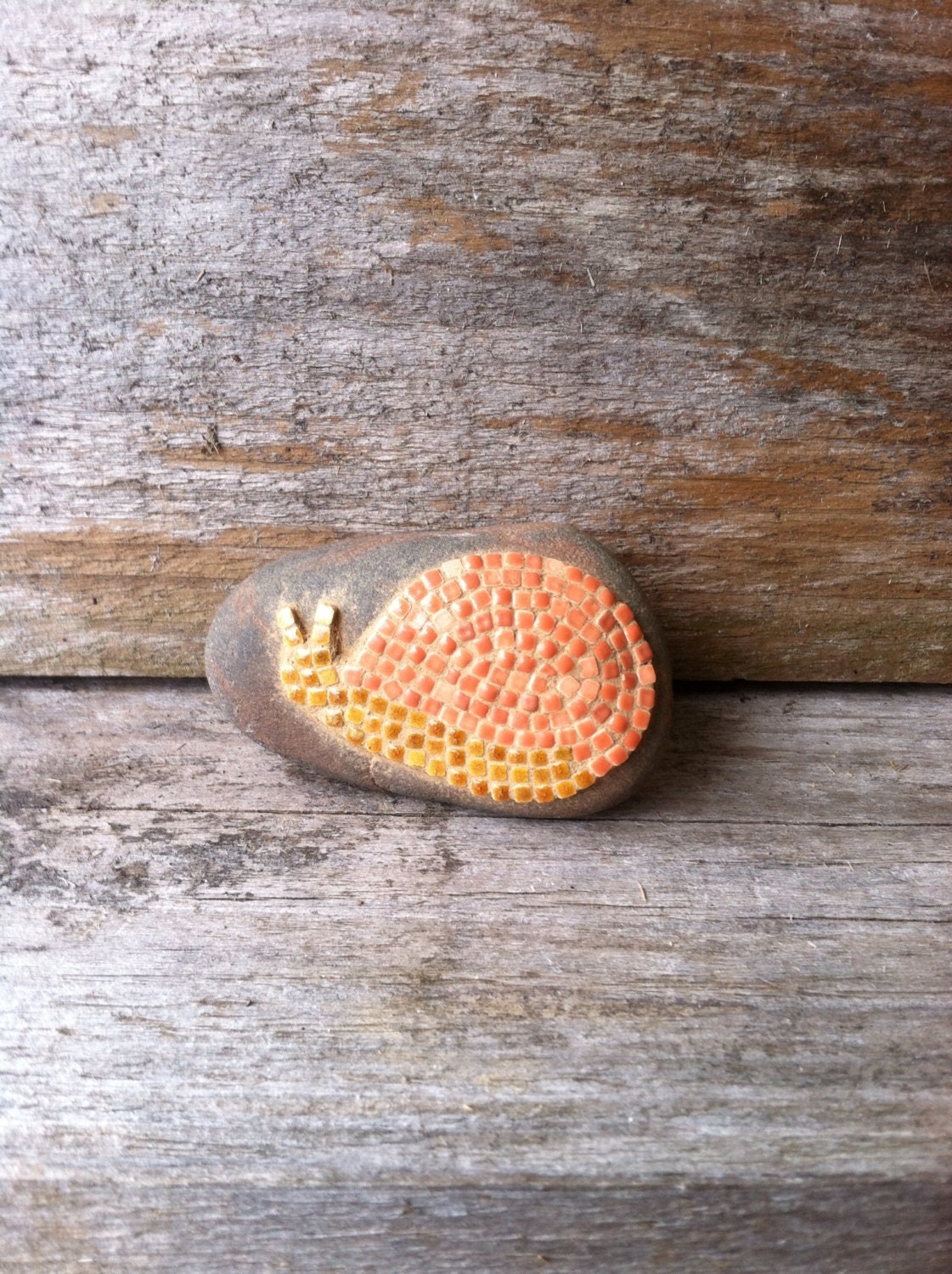 Snail Mosaic Rock