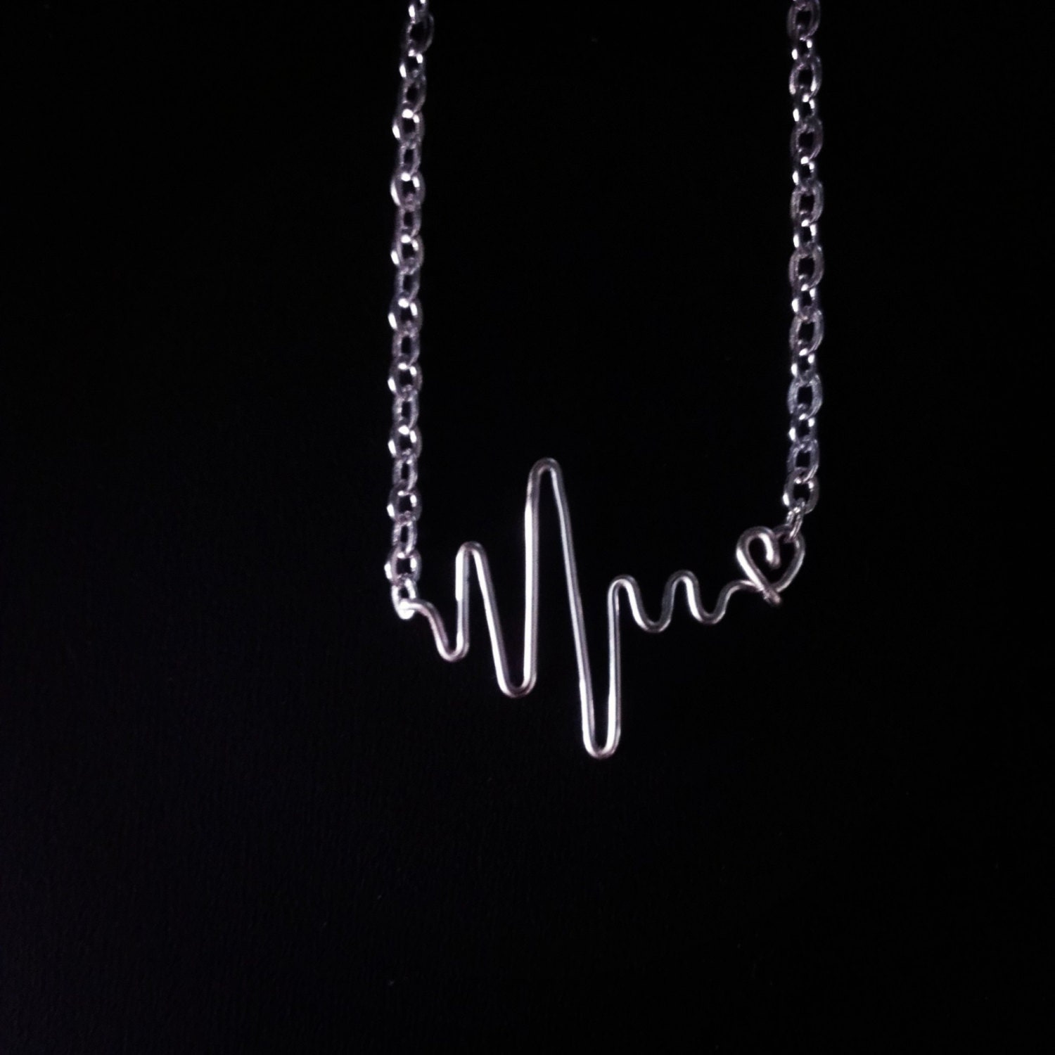 Heartbeat Heart Necklace