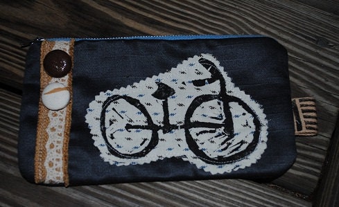 ooak bicycle pouch