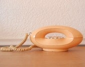 Vintage Genie Telephone, Peachy Orange