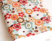 Flannel Bright Floral Burp Cloth  Baby Girl Gift  Ready to Ship