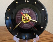 BOB SEGER 45rpm Record Clock 7" For Desk or Wall (We've Got Tonite) - Stand Included