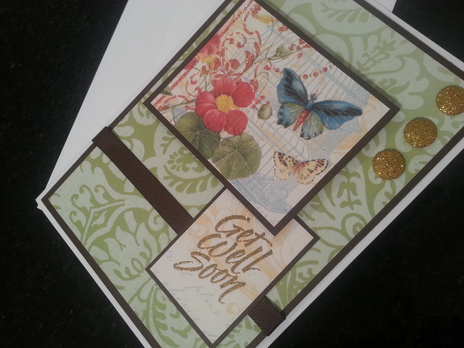 Get Well Soon Butterfly Card