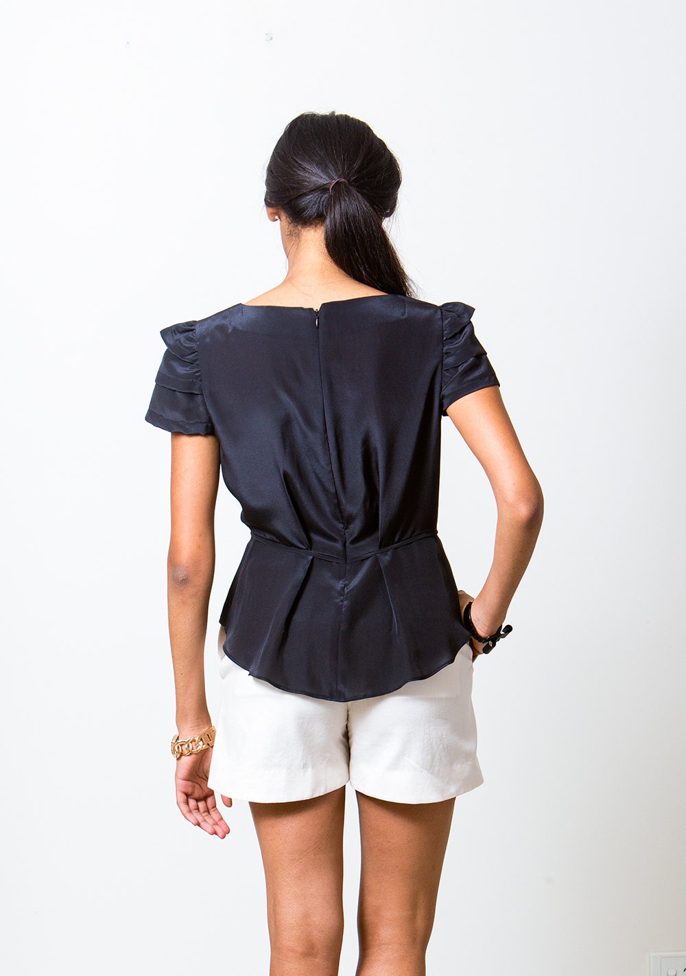 Scalloped Hem Shorts PDF Pattern