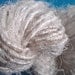 NEW Recycled Upcycled Sari Silk Yarn - chunky weight - UNDYED WHITE