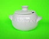 Frankoma Plainsman White Sands Lazy Bones Tureen