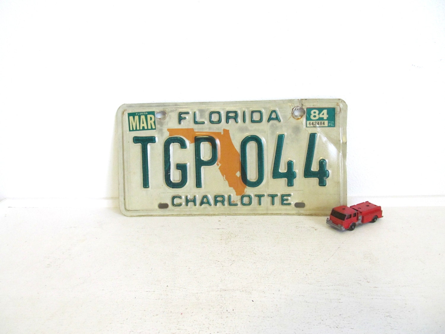 Vintage License Plate