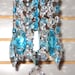 Crystal Prism Wind Chime - Aqua and Clear - Indoor or Outdoor - CALM WATERS