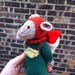 Medieval Mouse: Peasant with a basket of berries.