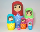 IN STOCK SALE ... Girly Nesting Dolls