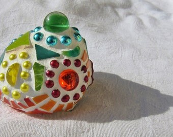 Rainbow Mosaic Stone