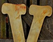 Metal Letter, Metal Typography, Metal Letter V, Channel Letter, Customized Wall Decor