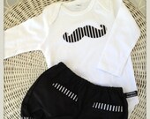 Baby Boy Mustache Outfit