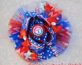 Texas Rangers Baseball Team Spirit Hair-bow