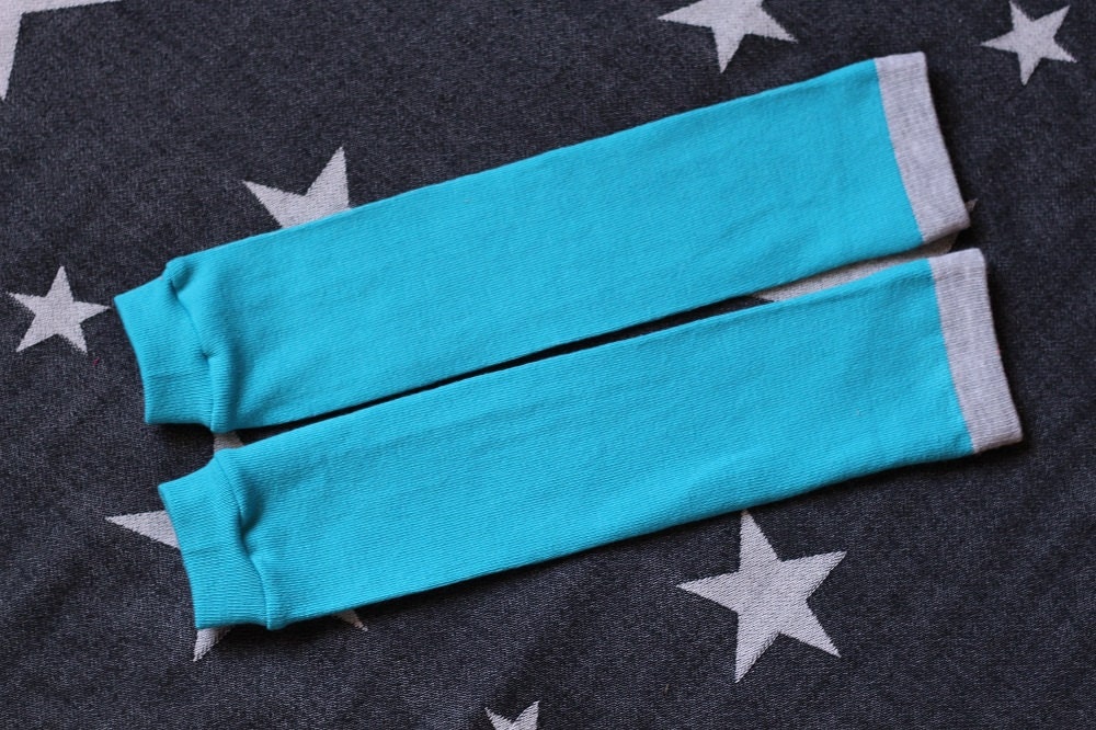 Baby Leg Warmers Blue and Grey, baby legs, baby boy or girl legwarmers, baby shower gift, arm warmers, leggings