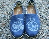 Bike Custom TOMS Shoes