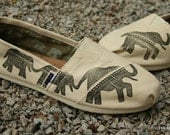 Elephant Custom TOMS Shoes