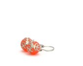 Coral pink earrings spring summer fashion toronto weddings bridesmaids