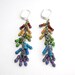 Resistor Earrings -- Rainbow Spiral Clusters -- Beautiful Geekery