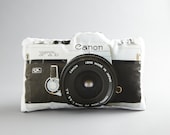 Vintage Canon FTb Canvas Printed Photo Pillow
