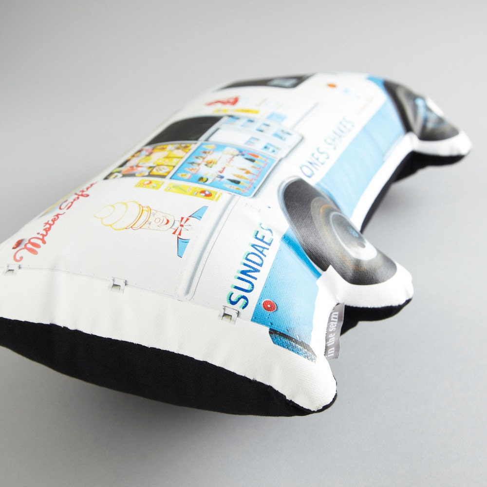 Mister Softee Ice Cream Truck Printed Pillow