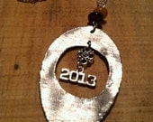 Upcycled Spoon Necklace Graduation Year 2013