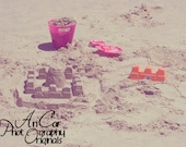Building Sandcastles 11x14 Fine Art Beach Photography