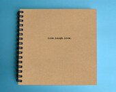 Notebook - live.laugh.love. - SMALL 14cm/5.5in Square