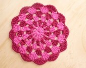 Crochet Cotton Mandala Valentine