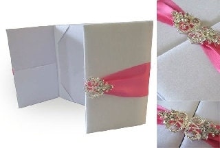 Two Door Silk Folder & Crystal Lock