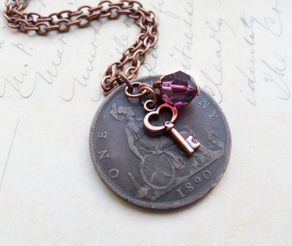 1890 - Vintage Coin Necklace