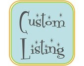 Custom Listing Reserved for joannablanton -- Tags