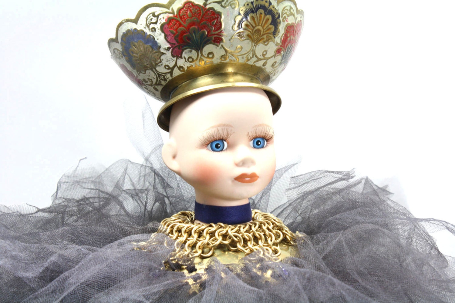 Found Object Art Doll  - Anna Estelle Peacock
