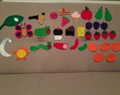 Very Hungry Caterpillar felt story set