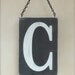 Letter Sign, Wood Wall Art, Custom Wood Sign, Vintage Sign, Typography