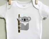 Baby boy clothes, koala. Long or short sleeve. Your choice of size.