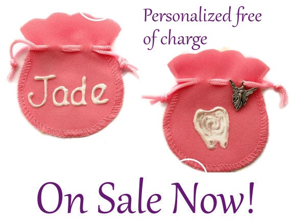 Tooth Fairy Bag Personalized for FREE and On SALE Now