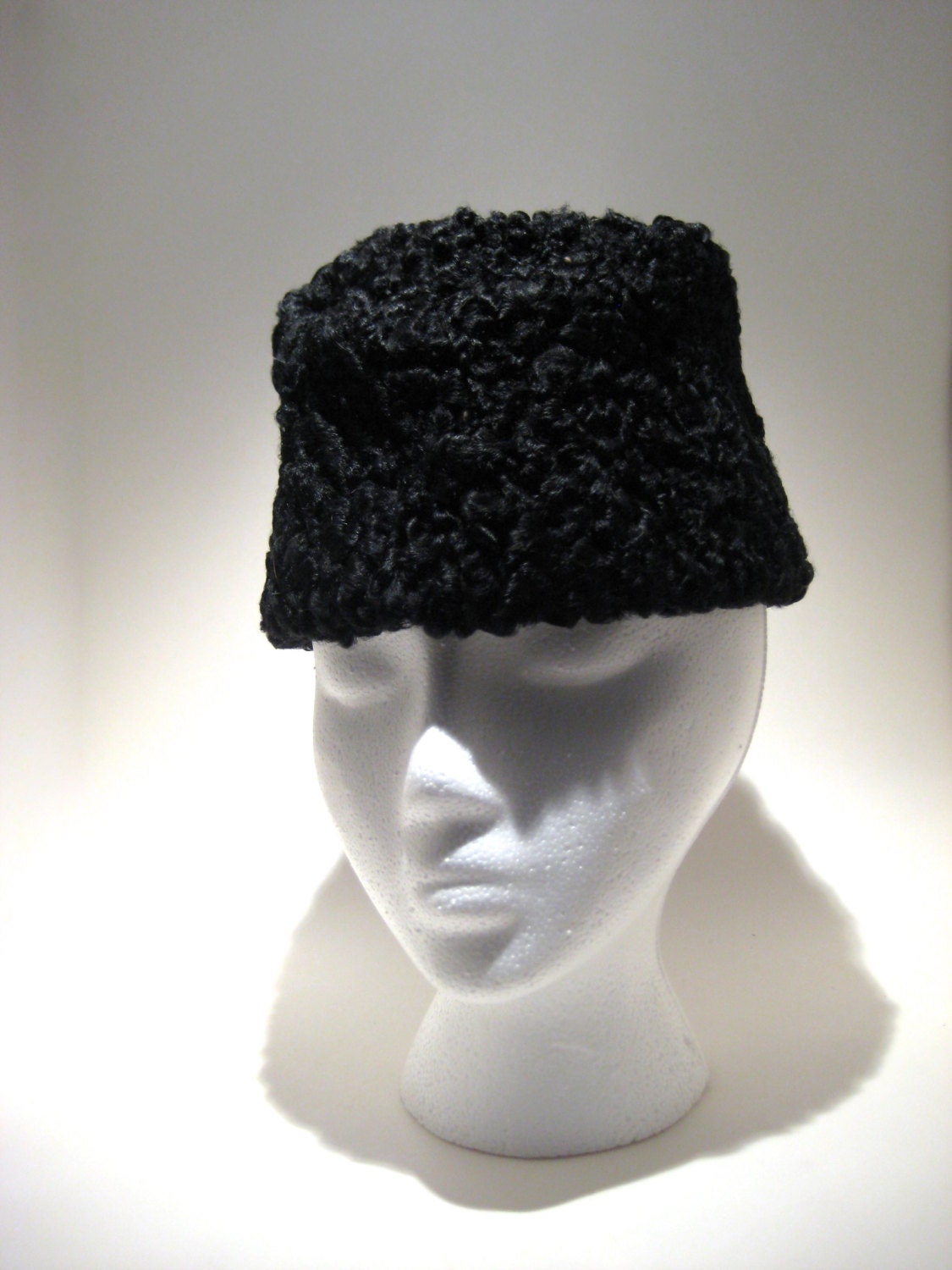 Vintage Curly Lamb Hat