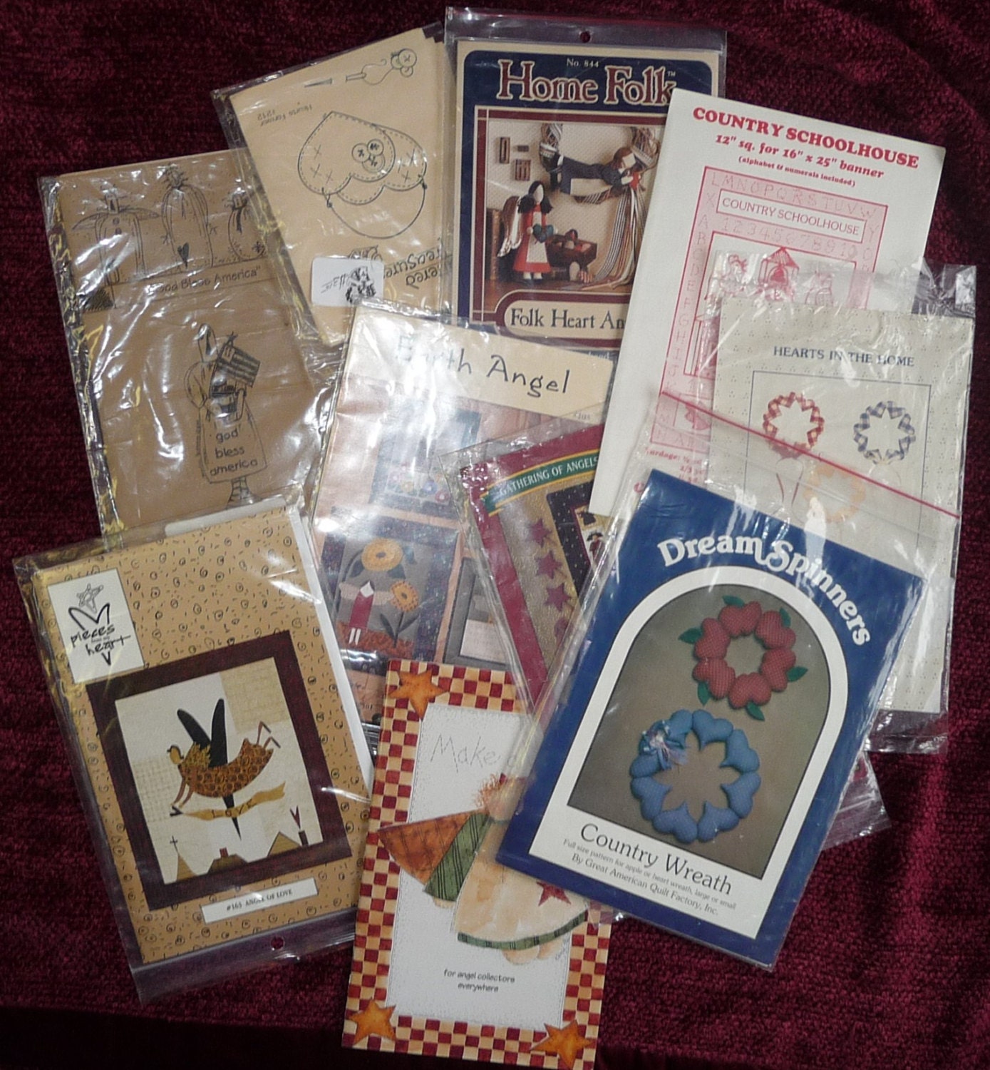 Pattern Stash - Dolls, Angels, Quilts, etc.
