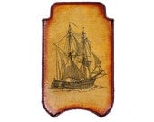 iPhone Leather Sleeve - Sail Boat