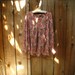 FLOWY vintage MuTED PINK FLoRALS blouse s / m