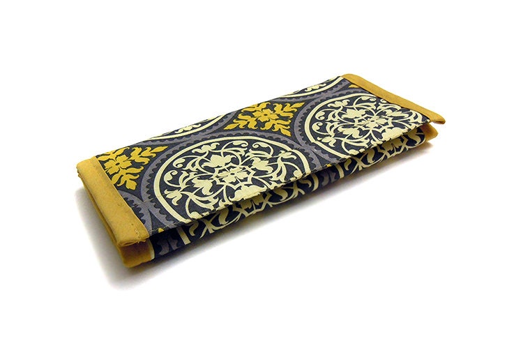 Jewelry Organizer Clutch for Home or Travel - Scrollwork