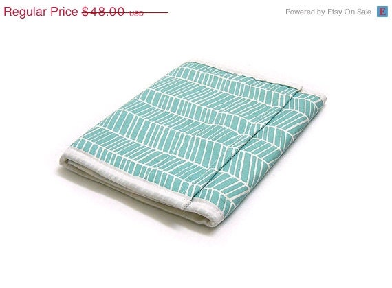 SALE Jewelry Organizer Storage Case for Home & Travel - Pond Herringbone
