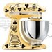 Kitchen mixer vinyl decal set 43 pieces, bees, trails, hives, honey combs and honey sticks